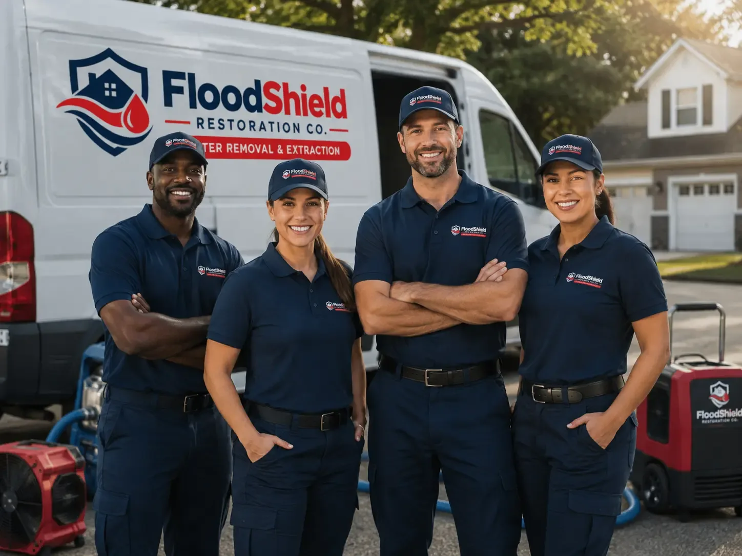 Flood Damage Restoration company in North Lewisburg, OH